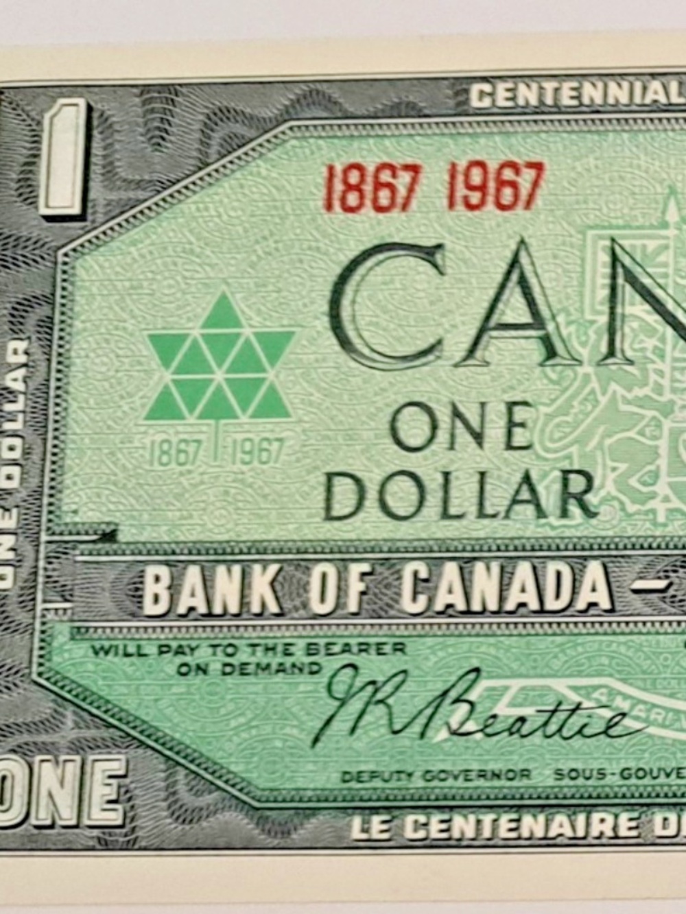 1967 Canada Centennial 1867-1967 $1 Queen Elizabeth II Uncirc #206538821393